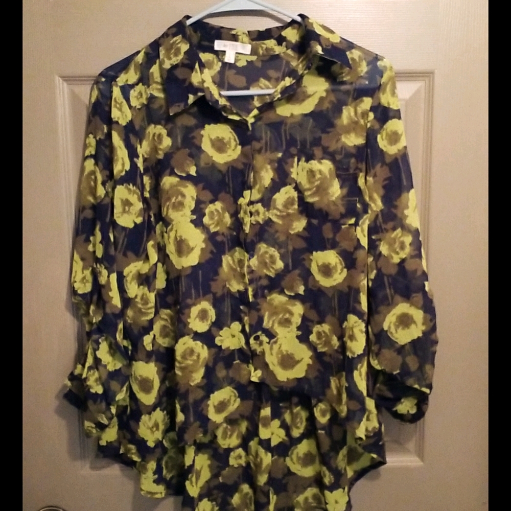 Women's tunic long sleeve blouse